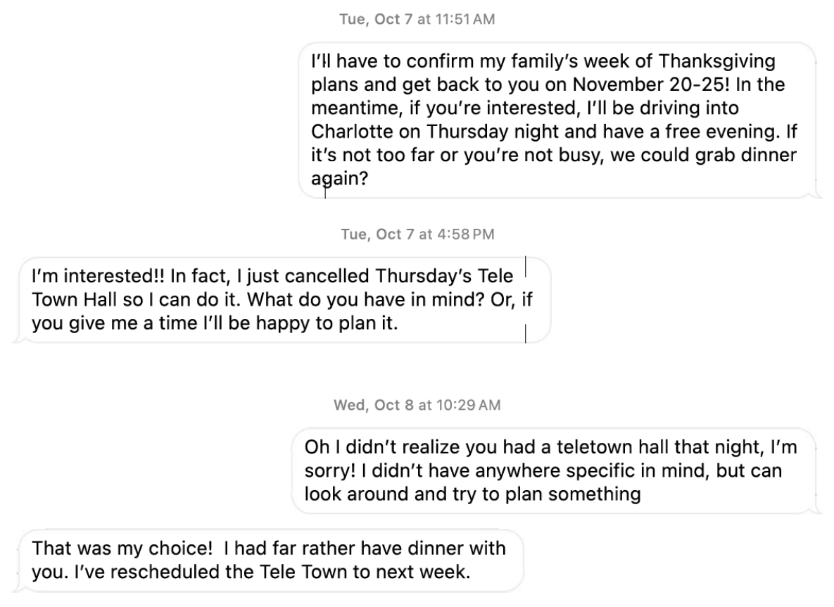 Edwards cancels Tele Town Hall